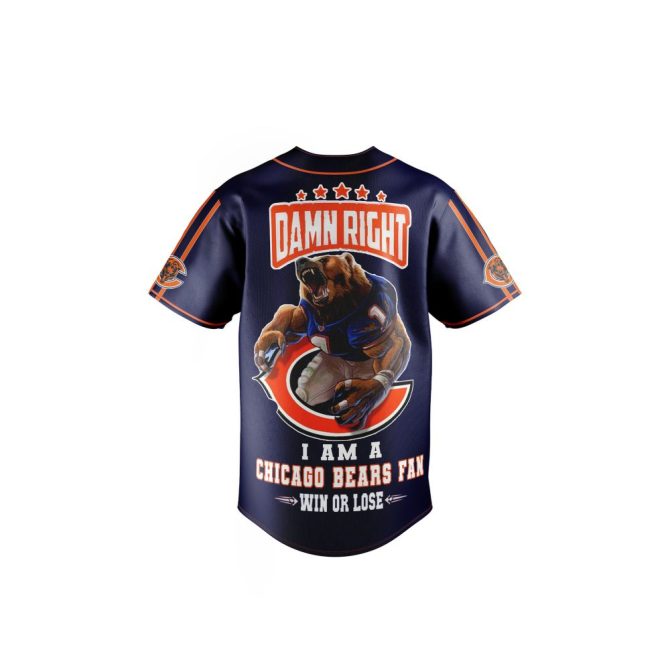 Chicago Bears Fan Jersey - Bold Design For Win Or Lose Supporters - Image 3