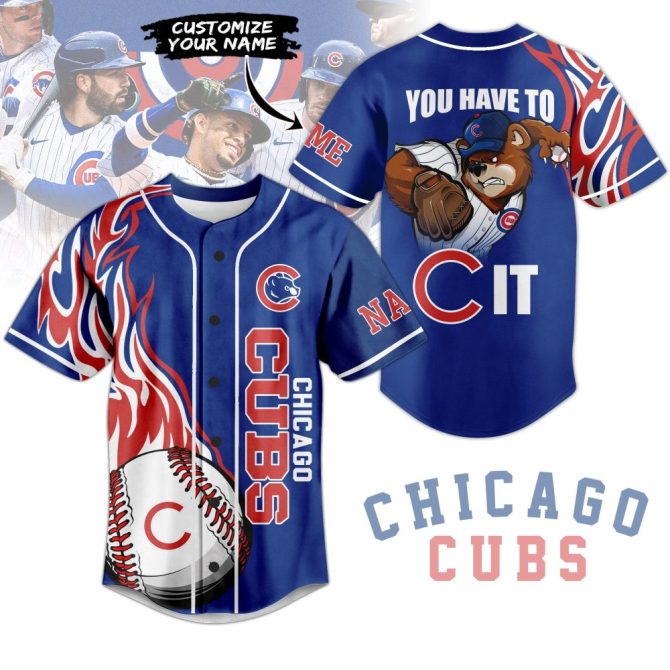 Customizable Chicago Cubs Baseball Jersey – Unique Design For Fans