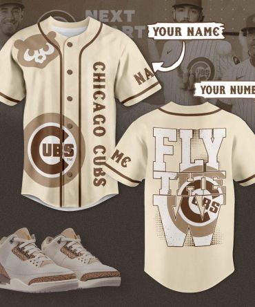 Customize Your Chicago Cubs Jersey & Shoes Set – Add Name & Number For Ultimate Fan Gear!