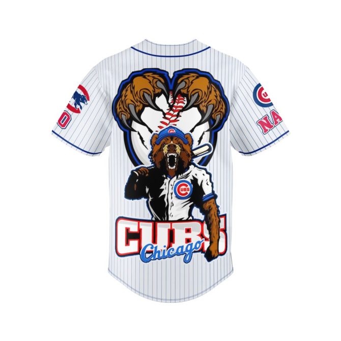 Custom Cubs Baseball Jersey - Personalized Name & Number - Chicago Fan Gift - Image 3