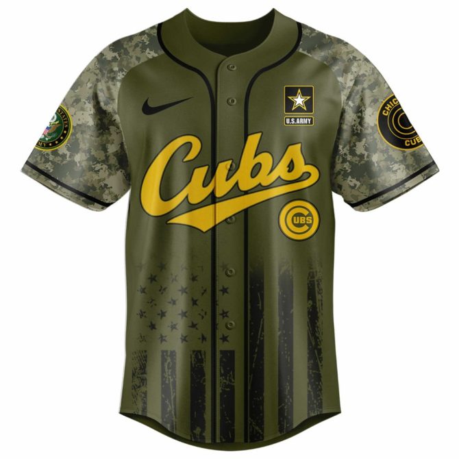 Limited Edition Cubs Jersey - U.S. Army 250Th Anniversary Tribute - Celebrate Honor & Heritage - Image 2