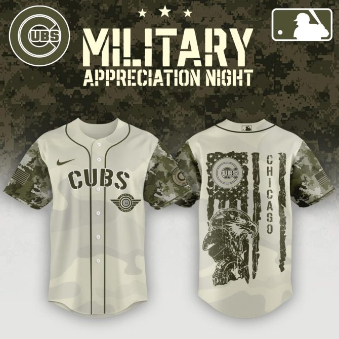 Limited Edition Cubs Military Appreciation Jersey – Honor Heroes In Style! 💪🇺🇸
