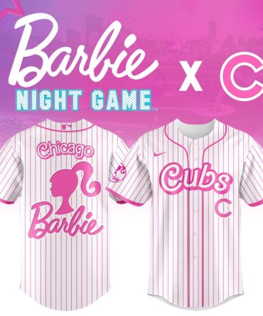 Barbie Night Game Cubs Jersey - Limited Edition Pink Stripes, Chicago Style! Perfect Gift For Fans!