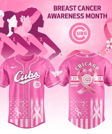 Limited Edition Cubs Pink Jersey - Breast Cancer Awareness 2025