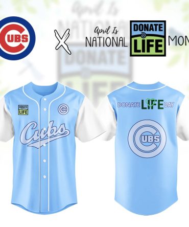 Limited Edition Cubs Jersey - Celebrate National Donate Life Month In Style!