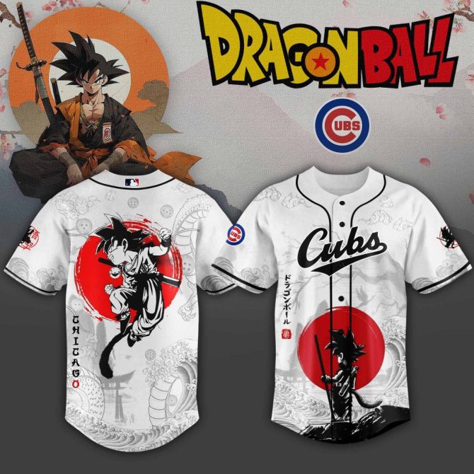 Dragon Ball Cubs Jersey - Limited Edition Anime Baseball Shirt For Fans