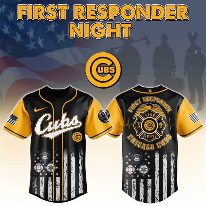 Chicago Cubs First Responder Night Jersey – Honor Heroes In Style!