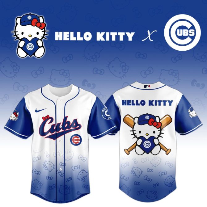 Hello Kitty X Cubs Limited Edition Jersey – Perfect Gift For Fans!