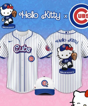 Hello Kitty X Cubs Baseball Jersey & Cap Set - Limited Edition Fan Gear