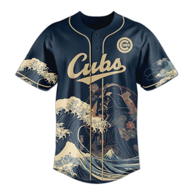 Limited Edition Cubs Samurai Jersey - Unique Art Design For Fans - Image 2