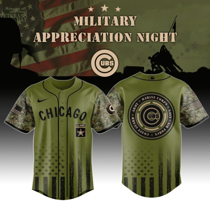 Chicago Cubs Military Appreciation Jersey – Honor Veterans With Style