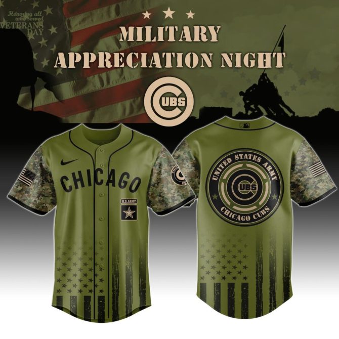 Chicago Cubs Military Appreciation Jersey - Honor Veterans With Style & Pride