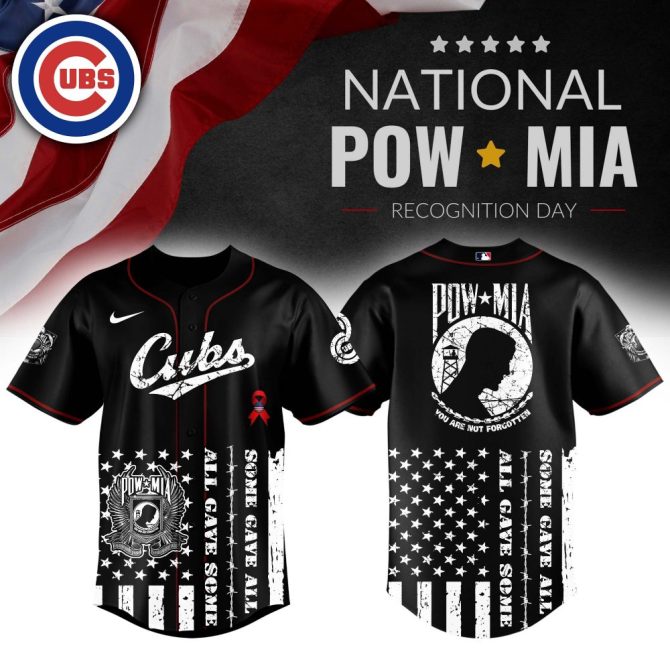 Honor Veterans With Cubs Pow Mia Baseball Jersey - Limited Edition Tribute Apparel