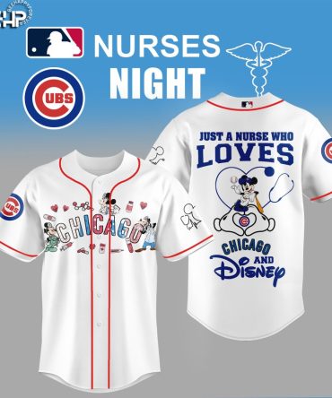 Chicago Cubs Disney Nurse Night Jersey - Perfect Gift For Healthcare Heroes!