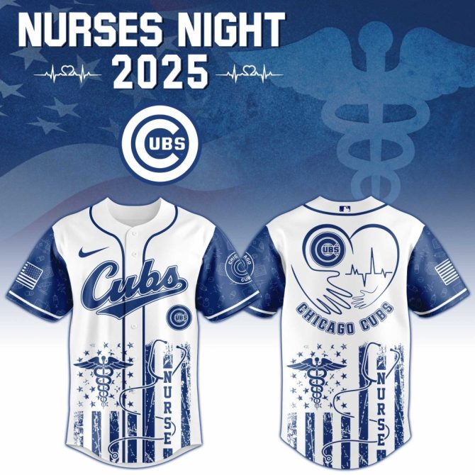 Chicago Cubs Nurses Night 2025 Jersey – Limited Edition Tribute Apparel For Healthcare Heroes