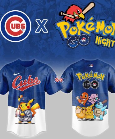 Limited Edition Cubs X Pokémon Go Jersey – Catch Yours Now!