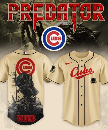 Limited Edition Cubs Predator Baseball Jersey - Unique Design, Perfect Gift!