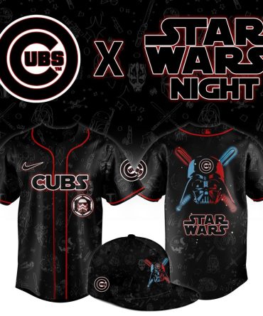Limited Edition Cubs X Star Wars Night Jersey – Perfect For Fans & Collectors!