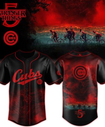 Stranger Things X Cubs Limited Edition Baseball Jersey - Perfect Fan Gear!