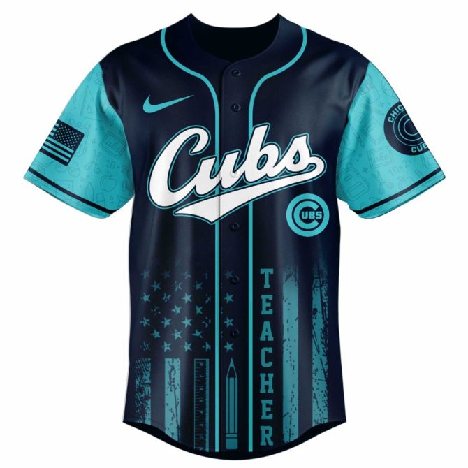 Celebrate Educators With Cubs Teacher Appreciation Jersey – Perfect Gift For Dedicated Teachers! - Image 2