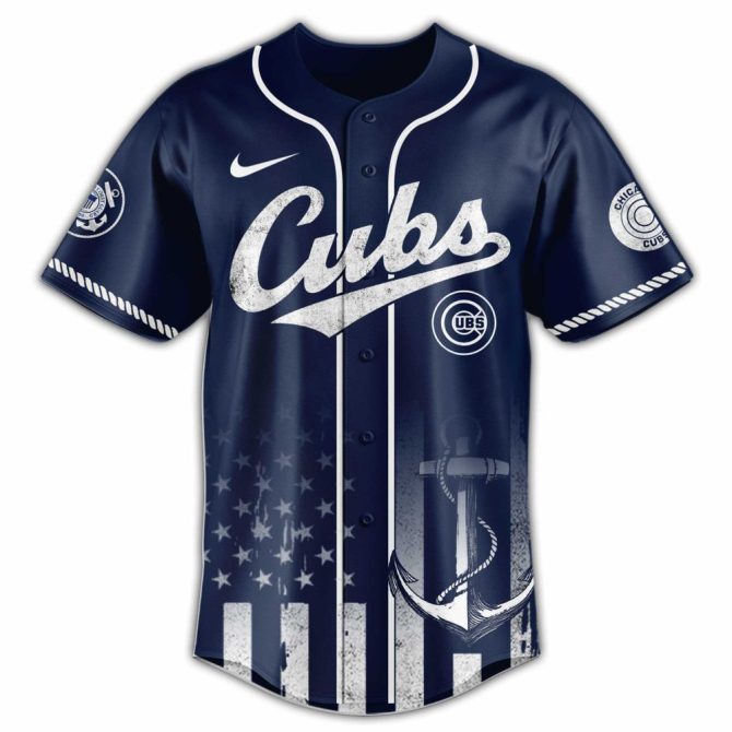 Exclusive Cubs Coast Guard Baseball Jersey - Limited Edition Sportswear - Image 2