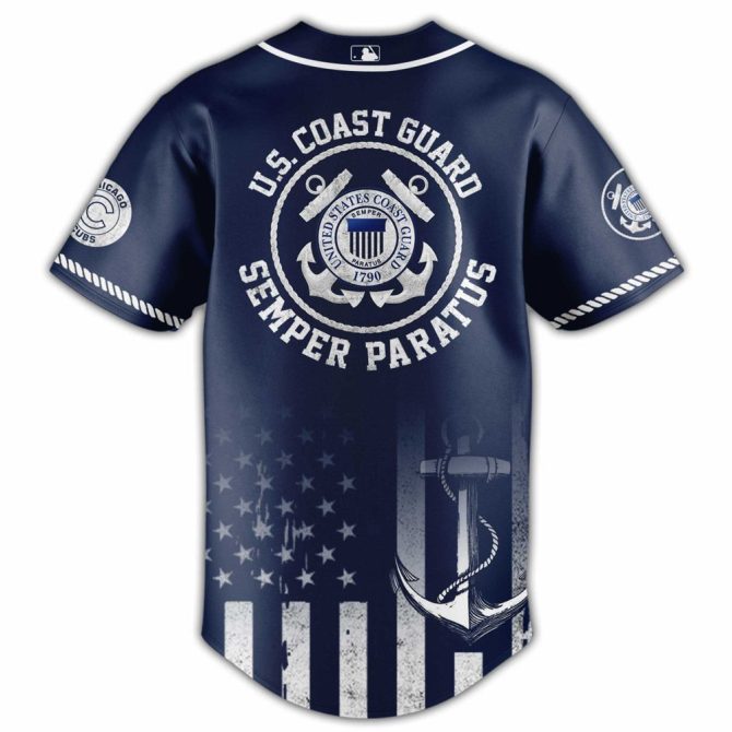 Exclusive Cubs Coast Guard Baseball Jersey - Limited Edition Sportswear - Image 3