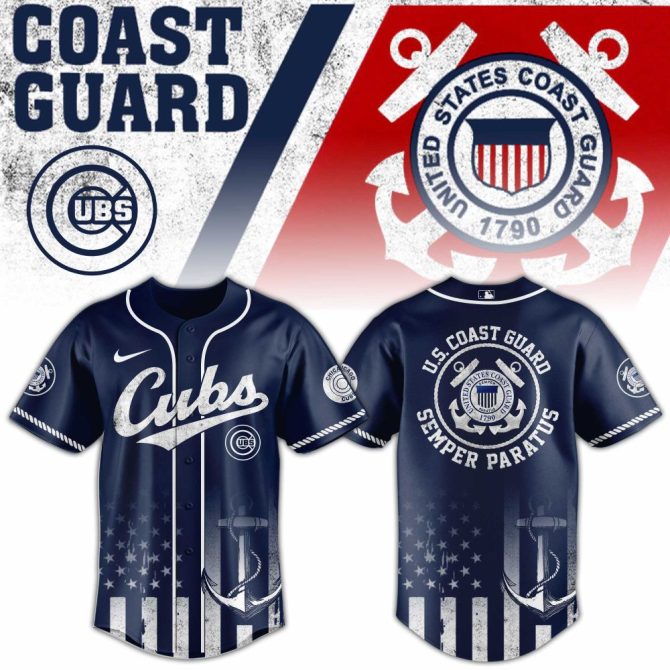 Exclusive Cubs Coast Guard Baseball Jersey - Limited Edition Sportswear