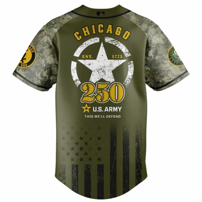 Celebrate U.S. Army'S 250Th With Limited Edition White Sox Camo Jersey - Image 3