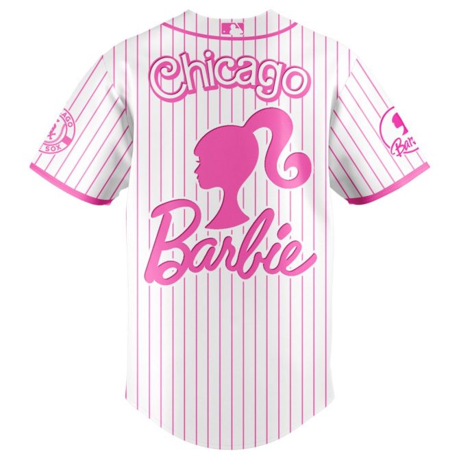 Limited Edition Barbie X White Sox Jersey - Chicago Night Game Fashion - Image 3