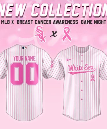 Custom White Sox Jersey - Breast Cancer Awareness Edition - Limited Mlb Collection