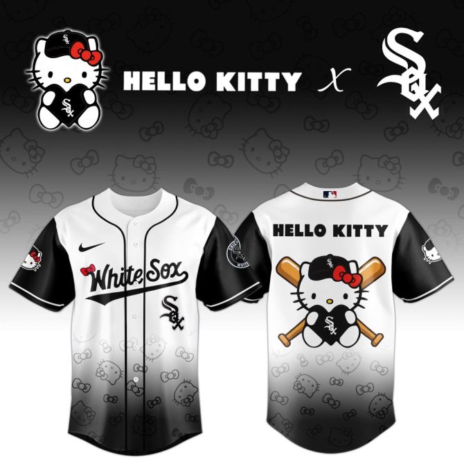 Hello Kitty X White Sox Limited Edition Baseball Jersey – Cute & Sporty Fan Gear