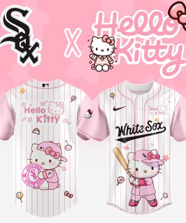 Hello Kitty X White Sox Pink Baseball Jersey – Cute & Stylish Fan Gear