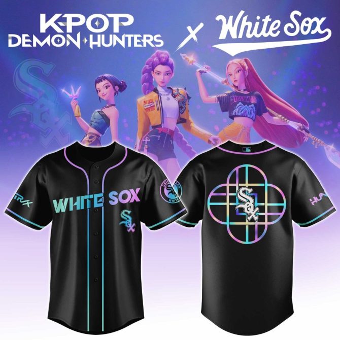 Kpop Demon Hunters X White Sox Limited Edition Jersey - Unisex Fashion Tee