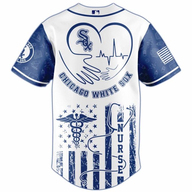 Celebrate Nurses Night 2025 With Exclusive Chicago White Sox Jersey – Limited Edition Design - Image 3