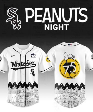 Exclusive White Sox Peanuts Night Jersey – Celebrate 75 Years With Snoopy & Friends!