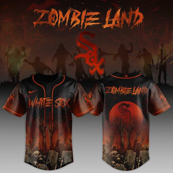 Chicago White Sox Mlb X Zombie Land Personalized Baseball Jersey For Fans