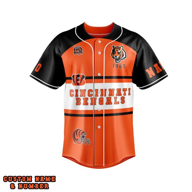Cincinnati Bengals Custom Jersey - Personalized Name & Number - Perfect Gift For Fans - Image 2