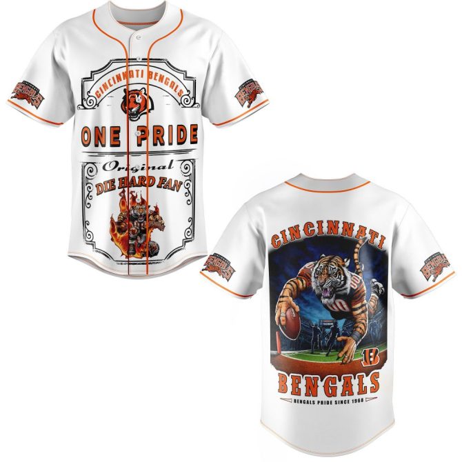 Cincinnati Bengals Die-Hard Fan Jersey - Unique Graphic Design For True Supporters