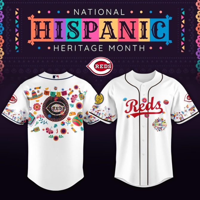 Celebrate Culture: Limited Edition Reds Hispanic Heritage Baseball Jersey
