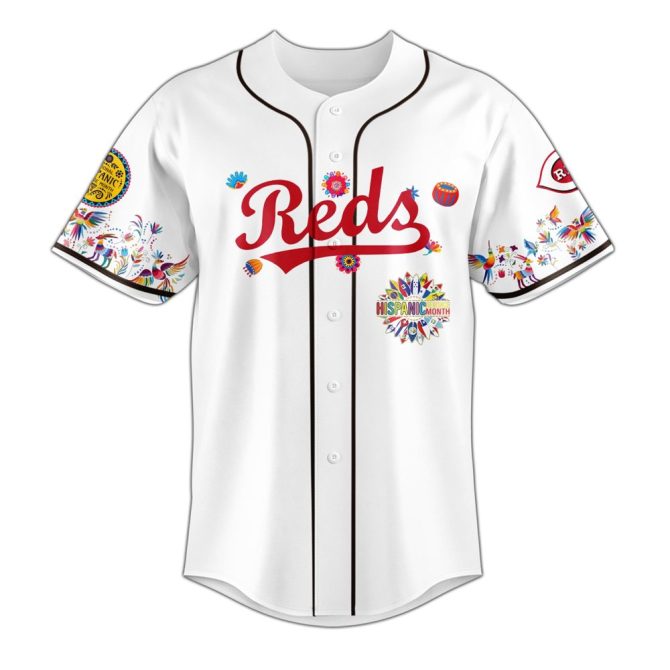 Celebrate Culture: Limited Edition Reds Hispanic Heritage Baseball Jersey - Image 2