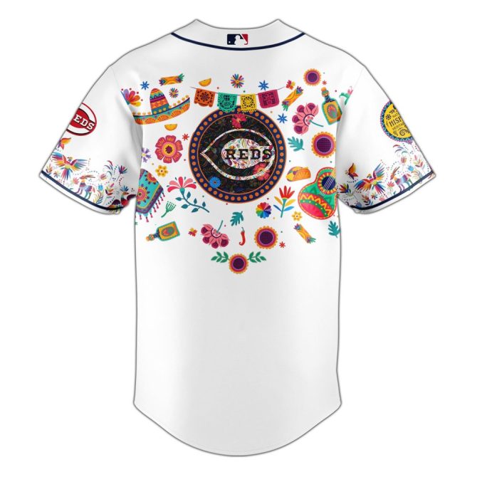 Celebrate Culture: Limited Edition Reds Hispanic Heritage Baseball Jersey - Image 3