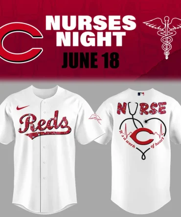 Cincinnati Reds Nurses Night Jersey – Special Edition For Healthcare Heroes – June 18 Event