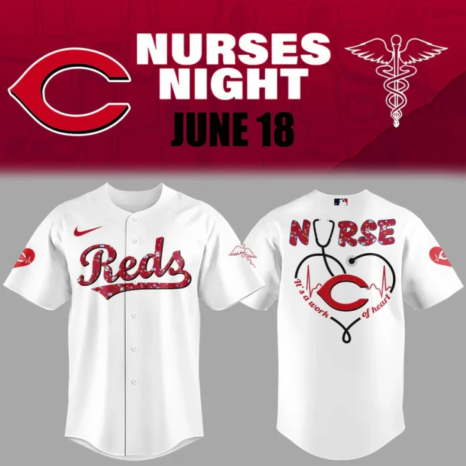 Cincinnati Reds Nurses Night Jersey – Special Edition For Healthcare Heroes – June 18 Event