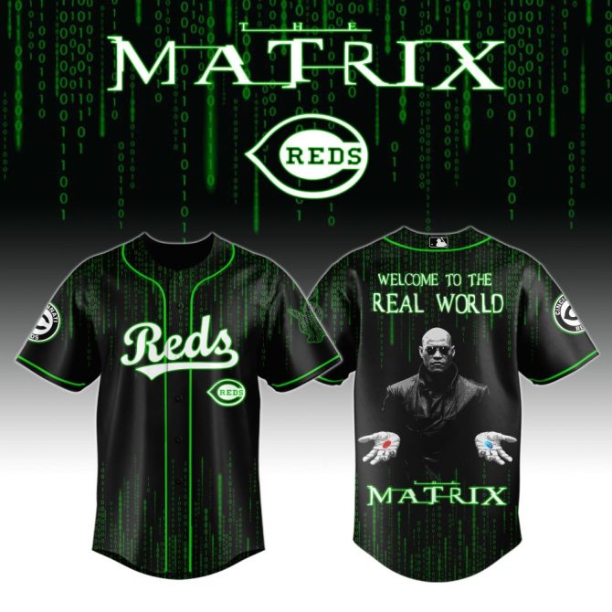 Matrix-Inspired Reds Jersey – Welcome To The Real World! Limited Edition!