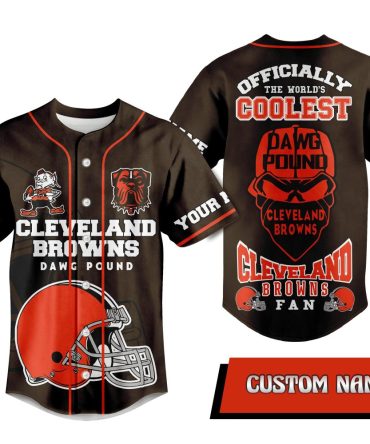 Cleveland Browns Custom Name Jersey – Officially Cool Dawg Pound Fan Gear