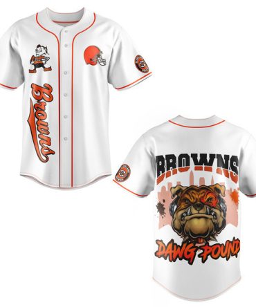 Cleveland Browns Dawg Pound Baseball Jersey – Ultimate Fan Gear!