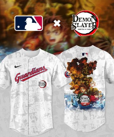 Exclusive Guardians X Demon Slayer Jersey - Limited Edition Mlb Anime Mashup