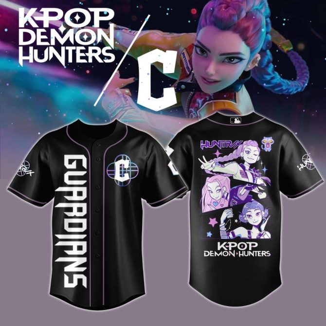 K-Pop Demon Hunters Guardians Jersey - Anime-Inspired Graphic Tee For Fans