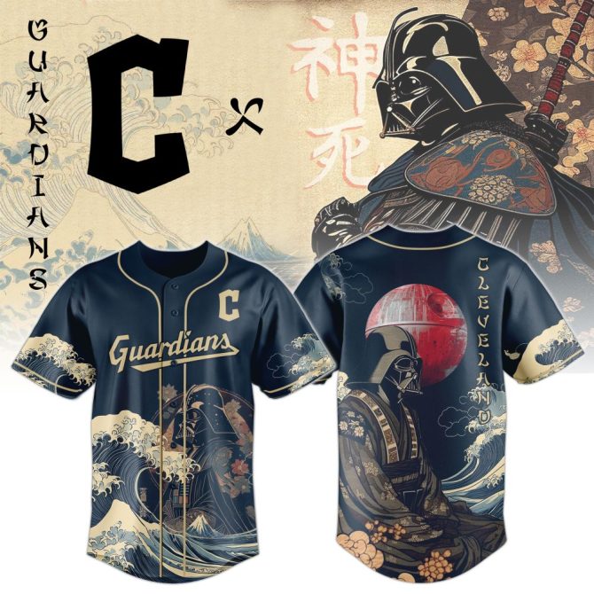 Guardians Samurai Baseball Jersey - Dark Warrior Design, Limited Edition