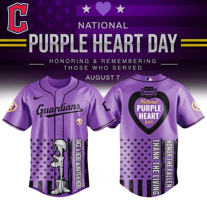 Honor Heroes: National Purple Heart Day Commemorative Baseball Jersey - Limited Edition